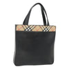 Secondhand Burberry Nova Check Tote Canvas and