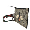 Gucci Bee Card Holder Printed GG Coated Canvas