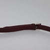 Secondhand Burberry Shoulder Bag Burgundy Leather Bags