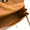 Hermes Kelly Handbag Brown Courchevel with Gold Hardware