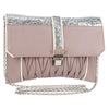 Miu Miu Madras Chain Clutch Matelasse Leather with Glitter