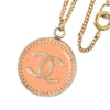 Secondhand Chanel Vintage CC Round Pendant Necklace