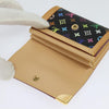 Secondhand Louis Vuitton Porte-Monnaie Plat Coin Purse Monogram Multicolor