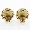 Secondhand Chanel Vintage Round CC Clip-On Earring