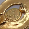 Secondhand Chanel Vintage Round Clip-On Earrings Metal with Faux