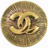 Secondhand Chanel CC Brooch Gold Plated Jewelry