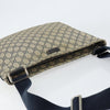 Gucci Zip Top Messenger Bag GG Coated Canvas