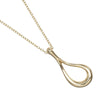Secondhand Tiffany & Co. Open Teardrop Pendant Necklace 18K Yellow