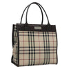 Secondhand Burberry Nova Check Tote Canvas and