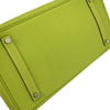 Hermes Birkin Handbag Green Togo with Palladium Hardware