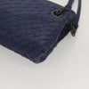 Secondhand Bottega Veneta Intrecciato Navy Leather Bags