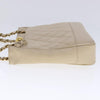Secondhand Chanel Vintage Slit Pocket Shoulder Bag Quilted Caviar