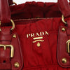 Secondhand Prada Gaufre Convertible Tote Leather and Tessuto