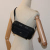 Secondhand Burberry Waist Bag Black Nylon Bags