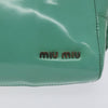 Miu Miu Zip Shoulder Bag Patent leather