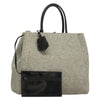 Fendi 2Jours Bag Felted Wool and Astrakhans