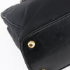 Secondhand Prada Convertible Top Handle Tote Tessuto with Vernice Saffiano