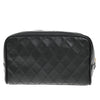Secondhand Chanel Vintage Diamond CC Camera Bag Quilted Caviar