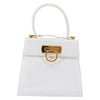 Secondhand Salvatore Ferragamo Gancini Convertible Top Handle Bag