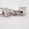 Secondhand Christian Dior CD Logo necklace Silver-Plated