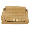 Chanel Chocolate Bar Flap Bag Quilted Lambskin