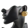 Secondhand Chanel Vintage Round CC Clip-On Earrings
