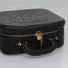 Secondhand Chanel Vintage Timeless Zip Around Vanity Case Caviar