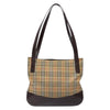 Secondhand Burberry Nova Check Tote canvas check pattern