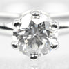Secondhand Tiffany & Co. Tiffany Setting Solitaire Ring Platinum with RBC Diamond