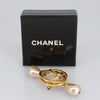 Secondhand Chanel CC Coco Brooch Metal with Faux Pearls and Crystals