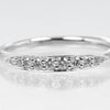 Secondhand Tiffany & Co. Harmony Band Ring Platinum and Diamonds