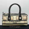 Chanel Le Train Boston Bag Printed Coated Canvas