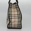 Secondhand Burberry Nova Check Tote Canvas and