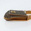 Fendi Vintage Tiger Print Shoulder Bag Canvas