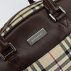 Burberry Nova Check Bowling Bag Canvas