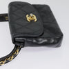 Secondhand Chanel Waist Belt Bag Quilted Shiny