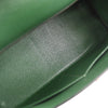 Secondhand Hermes Kelly Handbag Green Courchevel with Gold Hardware
