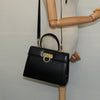 Secondhand Salvatore Ferragamo Gancini Convertible Top Handle Bag