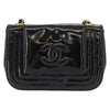 Chanel Vintage CC Stitch Flap Bag Patent
