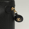 Secondhand Chanel Vanity pouch Black Leather Bags