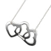 Secondhand Tiffany & Co. Triple Heart Pendant Necklace Sterling