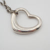 Secondhand Tiffany & Co. Elsa Peretti Open Heart Pendant Necklace Sterling