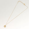 Secondhand Christian Dior CD Round Pendant Necklace