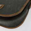 Christian Dior Vintage Honeycomb Flap Crossbody Bag Coated Canvas