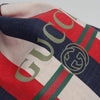 Secondhand Gucci Logo Drawstring Backpack Striped