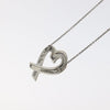 Secondhand Tiffany & Co. Paloma Picasso Loving Heart Pendant Necklace Silver 925