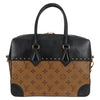 Louis Vuitton City Malle Handbag Reverse Monogram Canvas and Leather