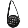 Secondhand Chanel Vintage Chocolate Bar Round Shoulder Bag Quilted Patent