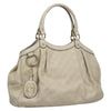 Secondhand Gucci Sukey Tote White Leather Bags