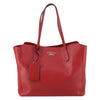 Secondhand Gucci Swing Tote Red Leather Bags